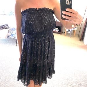 Rebecca Taylor silk strapless dress size O